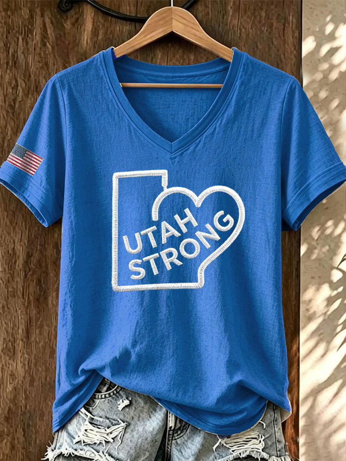 Retro Utah Strong Utah Wildfire Prayer T-Shirt