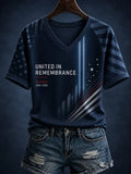 Women's 9/11 Commemorative Print Casual Top