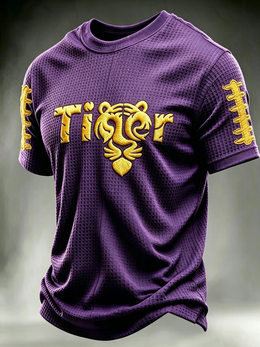 Men's Football Fan Waffle T-Shirt