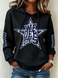 Women's Football Print Sweatshirt