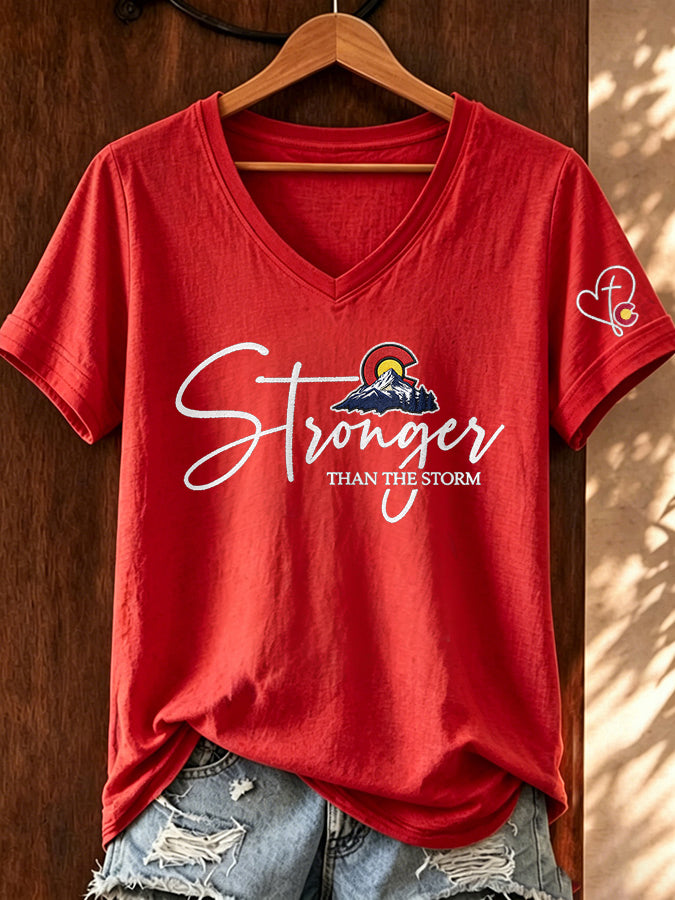 Women'S Casual Colorado Strong T-Shirt