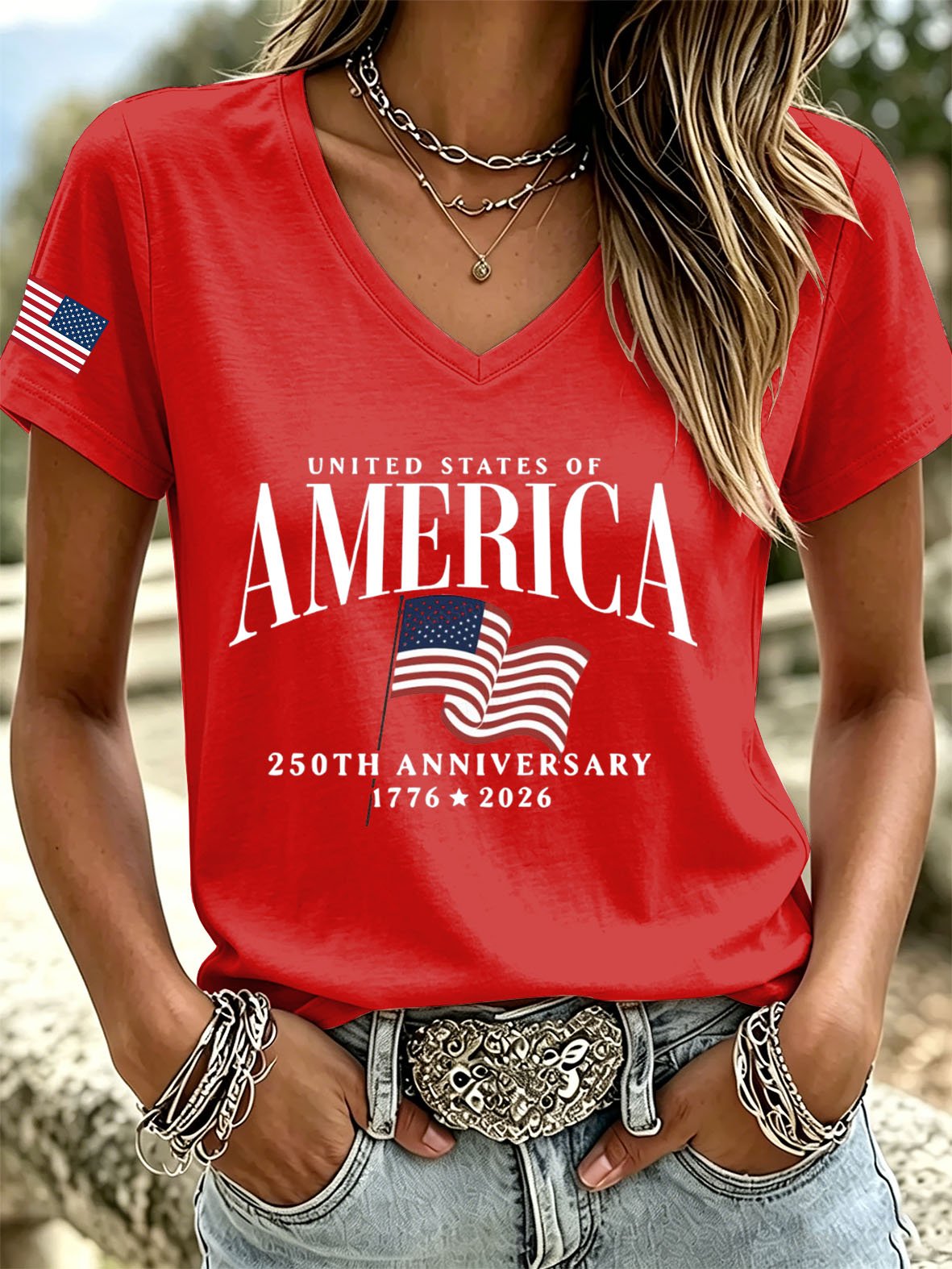 Women's Casual Print Short-Sleeve T-Shirt