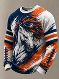 Men'S Football  Printed Waffle T-Shirt