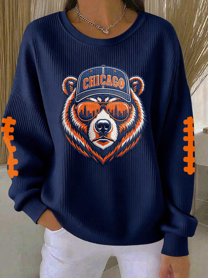 Women'S Football Printed Top