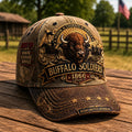 Buffalo Soldiers 1866 Heritage Art Print Vintage Baseball Cap