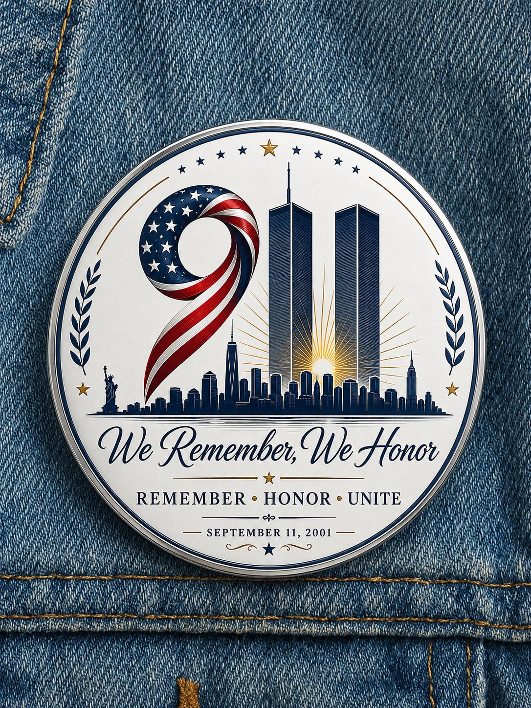 9/11 Commemorative Badge