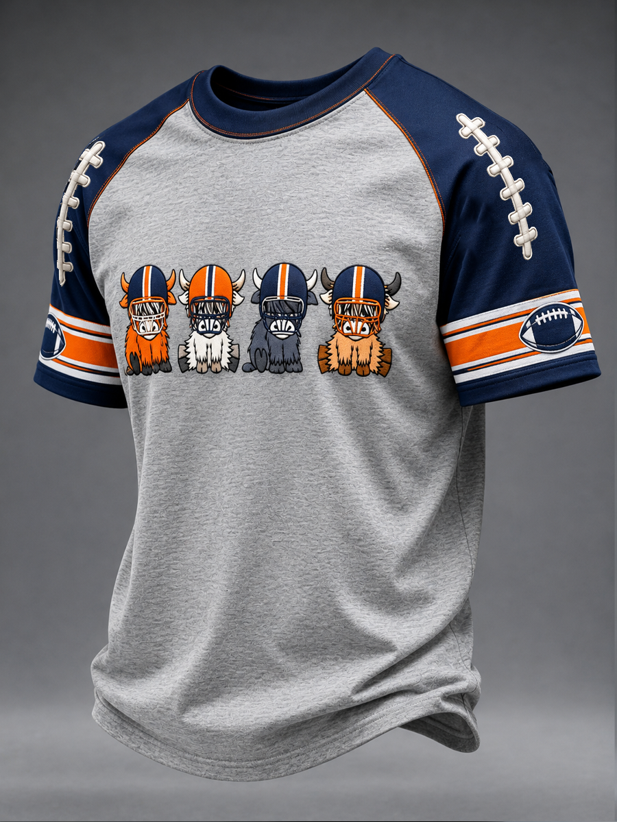 Men'S Football Lover Short Sleeve T-Shirt