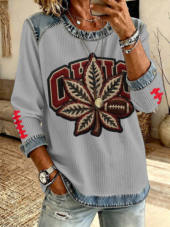 Women's University Campus Football Hoodie