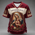 Women's Madonna-Themed Graphic Casual Top