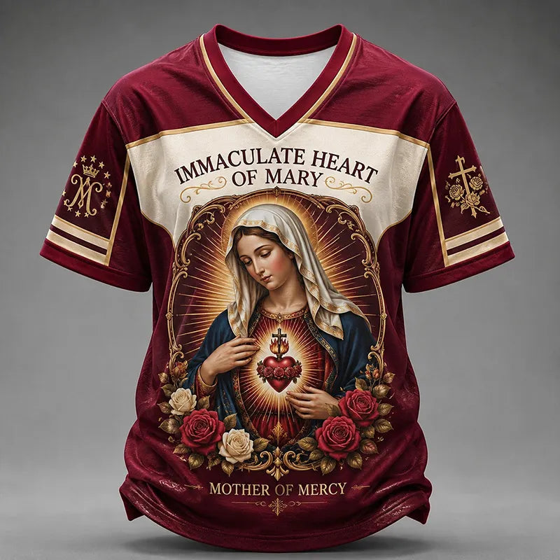 Women's Madonna-Themed Graphic Casual Top