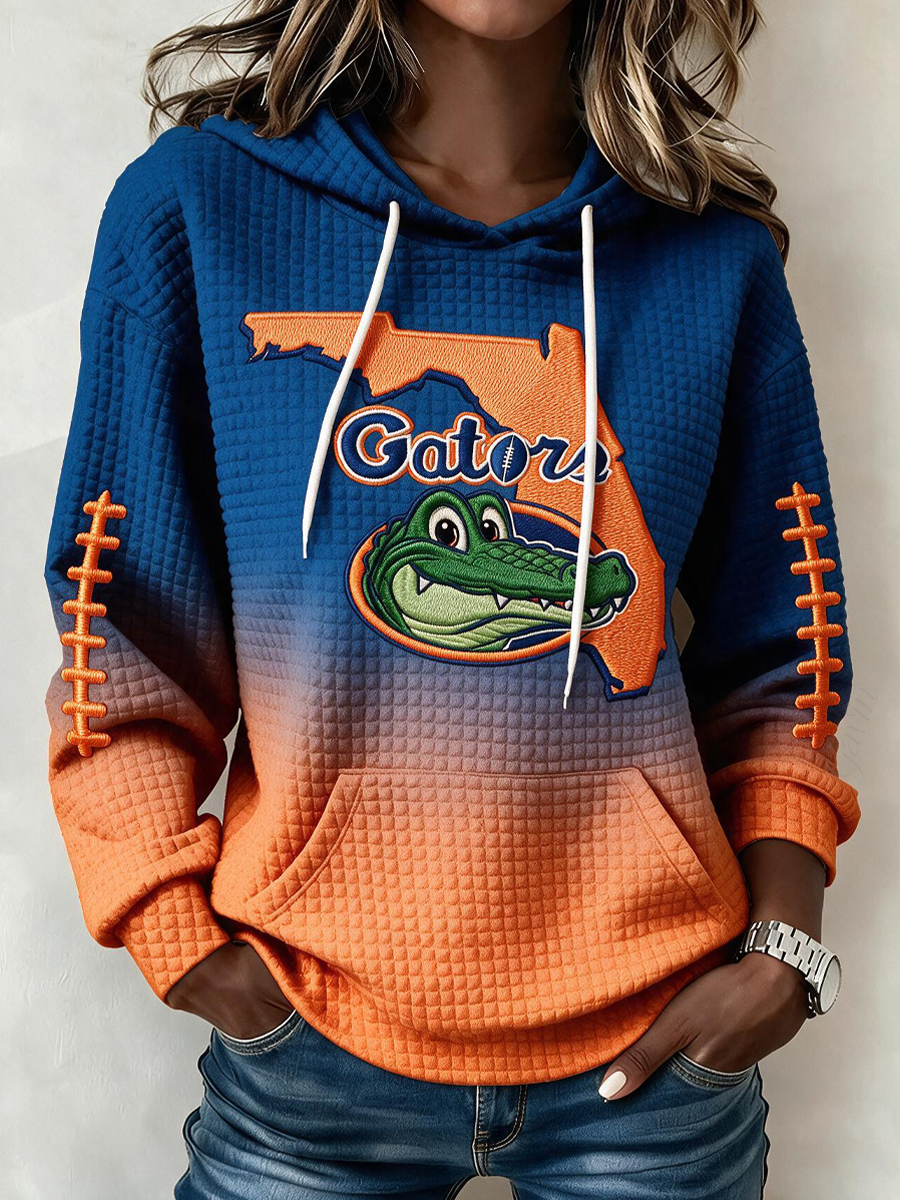 Women'S Football Print Sweatshirt