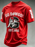 Men's Football Fan Waffle T-Shirt
