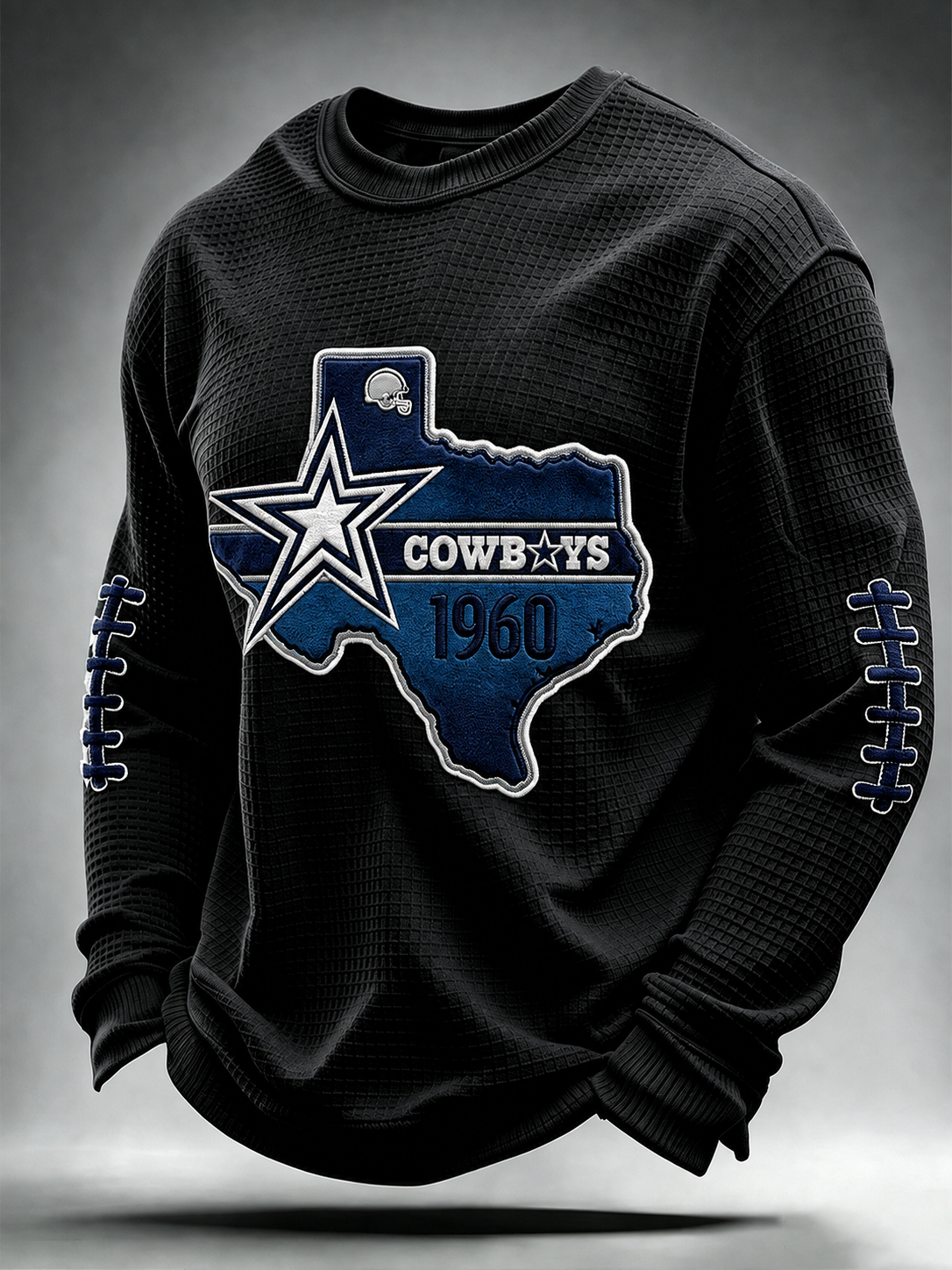 Men'S Retro Football Waffle T-Shirt