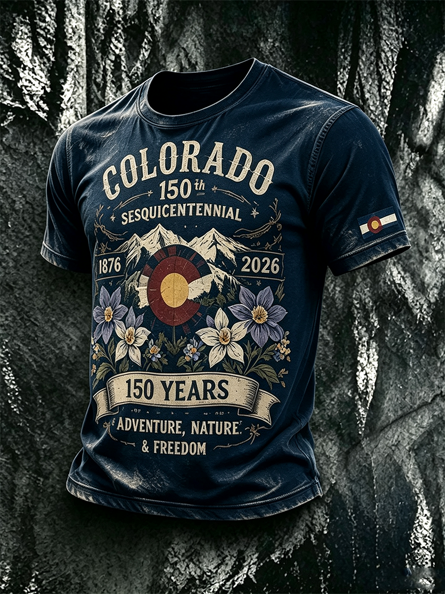 Men'S Colorado Printed T-Shirt