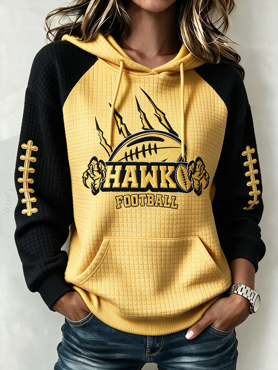 Women'S Football Print Sweatshirt