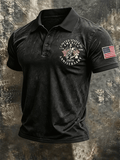 Men's Wear USA 250th Anniversary Distressed Polo Shirt