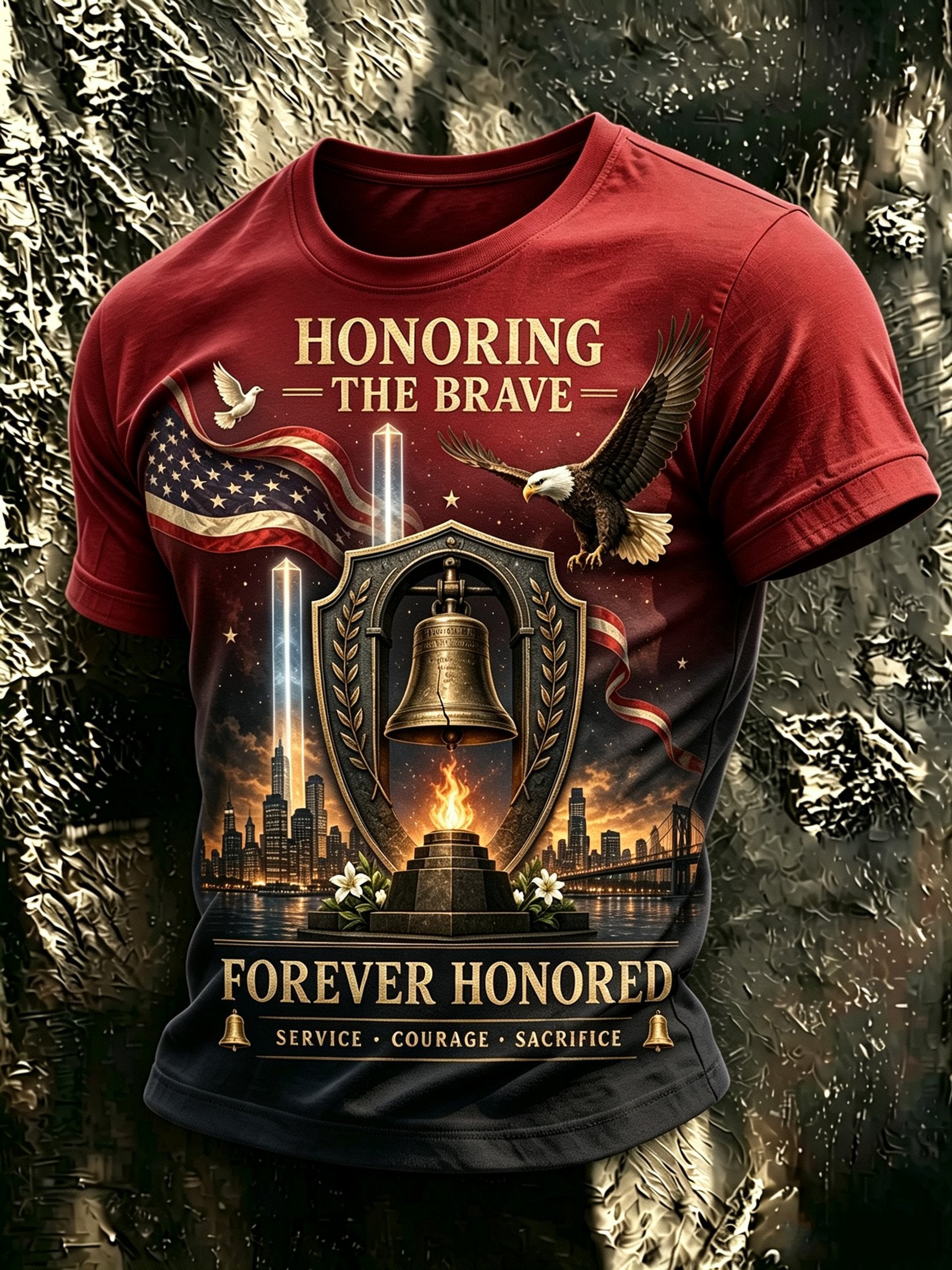Men's 9/11 Memorial Graphic Top
