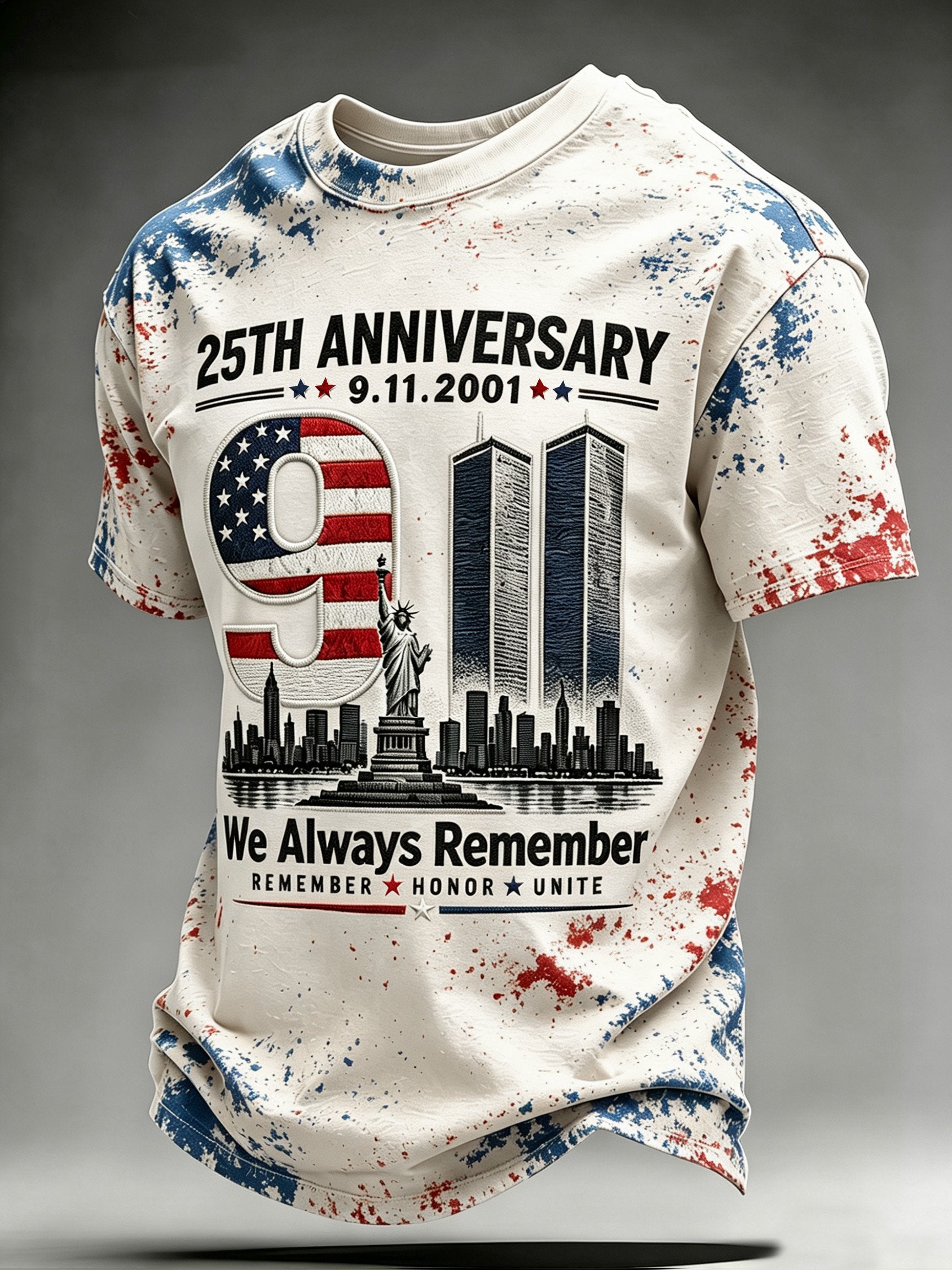 Men's 9/11 Memorial Graphic Top