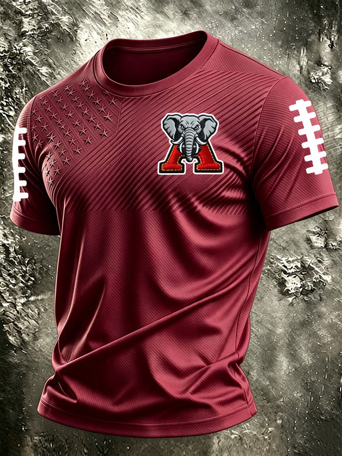 Men's Football Printed Short-Sleeve T-Shirt