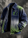 Men's American football corduroy jacket