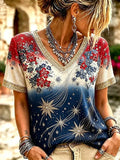 Women's 250th Anniversary Printed Casual T-Shirt