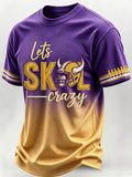 Men'S Football Print Waffle T-Shirt