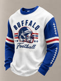 Men'S Football Printed Waffle T-Shirt