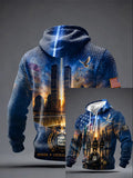 9.11 Never Forget Printed Long-Sleeved Top