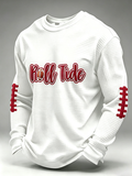 Men's Rugby Pattern Waffle T-shirt