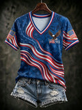 Women's 911 Memorial V-Neck Short-Sleeve T-Shirt