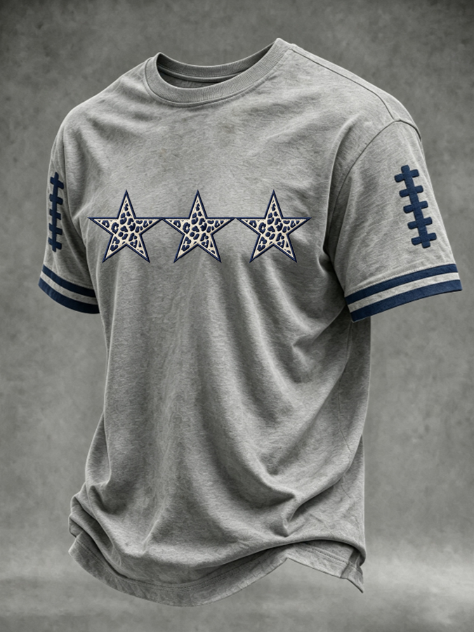 Men's Football Printed Short-Sleeve T-Shirt
