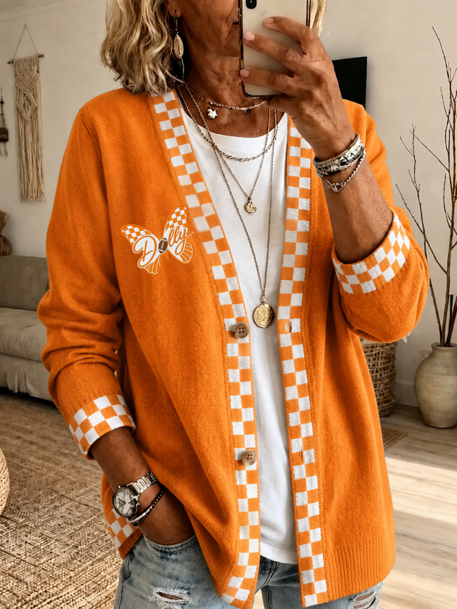 Women's Football Commemorative Fan Cardigan
