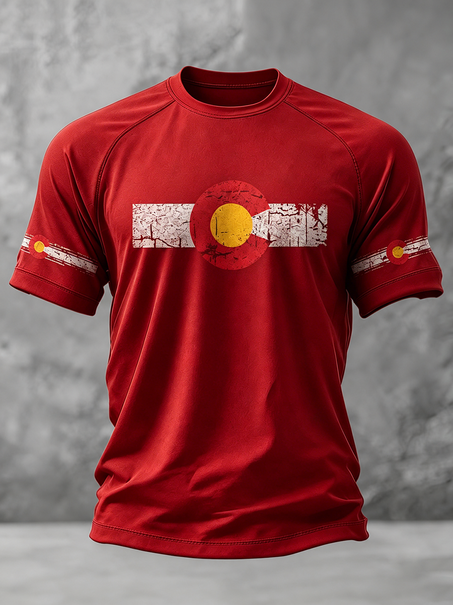 Men's Retro Honoring Our Fallen Heroes Three Firefighters Lost. Never Forgotten Print T-Shirt