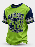 Men's Football Gameday Gift For Football Fans Casual Tee