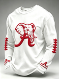 Men's Rugby Pattern Waffle T-shirt