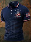 Men's 9.11 Never Forget Print Casual Polo