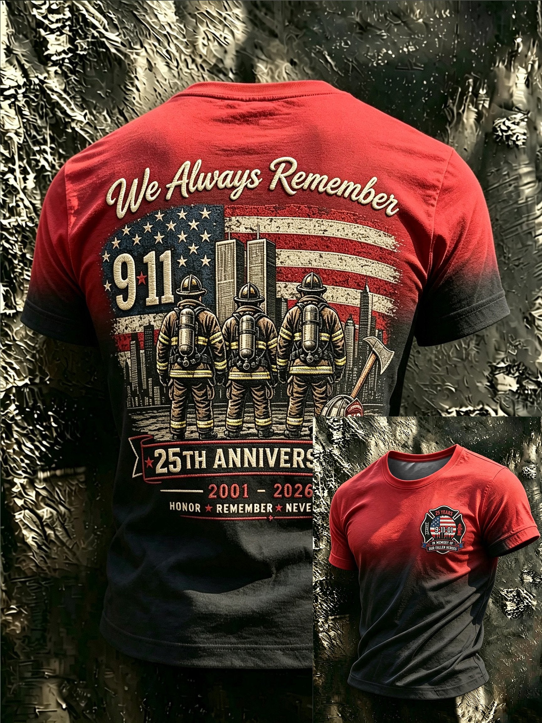 Men's 9/11 Memorial Graphic Top