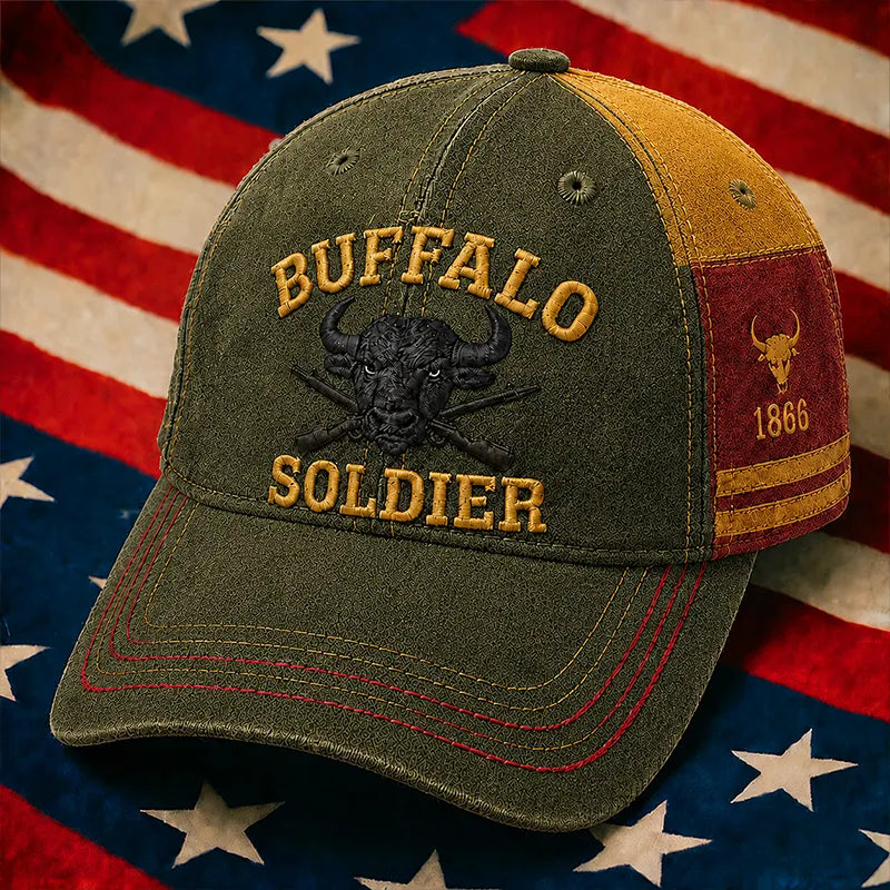 Buffalo Soldier Casual Baseball Cap