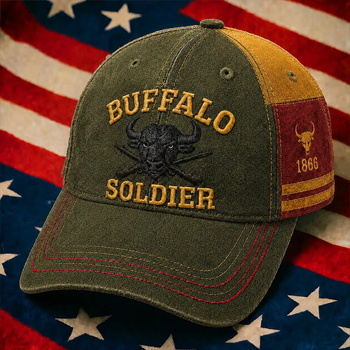 Buffalo Soldier Casual Baseball Cap
