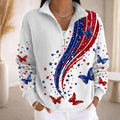 Women's 250th Anniversary Of The United States  Printed Casual Sweatshirt