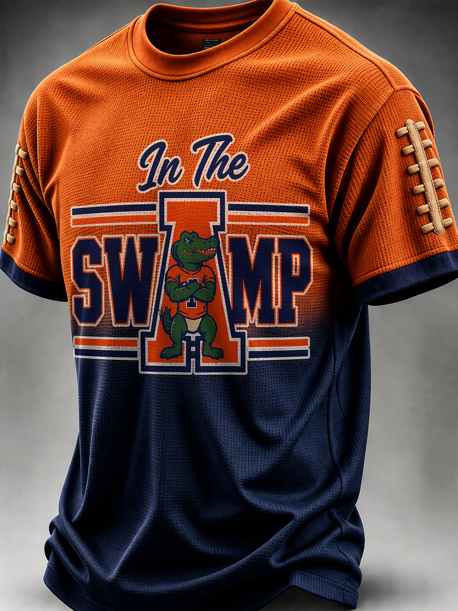 Men's Football Fan Waffle T-Shirt