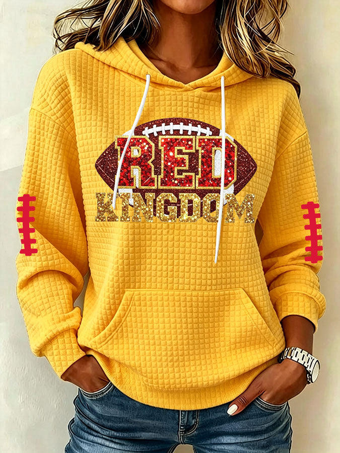Women'S Football Print Sweatshirt