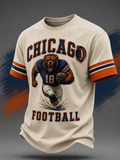 Men's Football Gameday Gift For Football Fans Casual Tee
