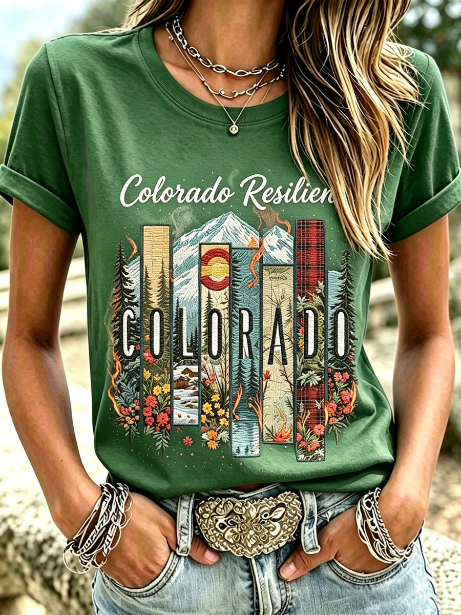 Women'S Colorado Resilient  Casual T-Shirt
