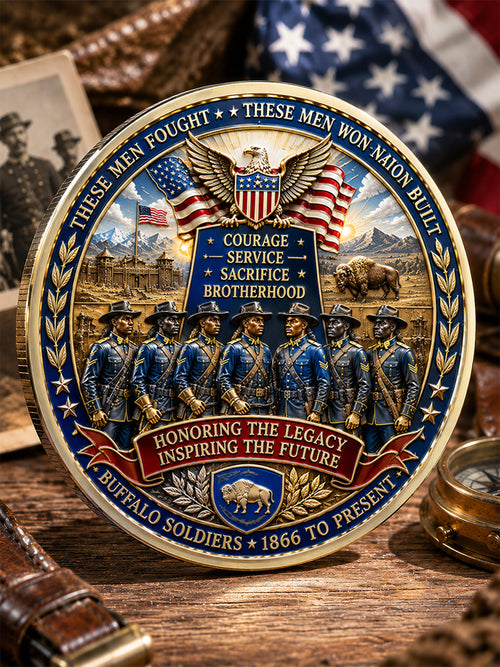 Buffalo Soldiers Day Commemorative Metal Medal