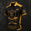 Men's Buffalo Soldier Summer Short-Sleeve Polo Shirt