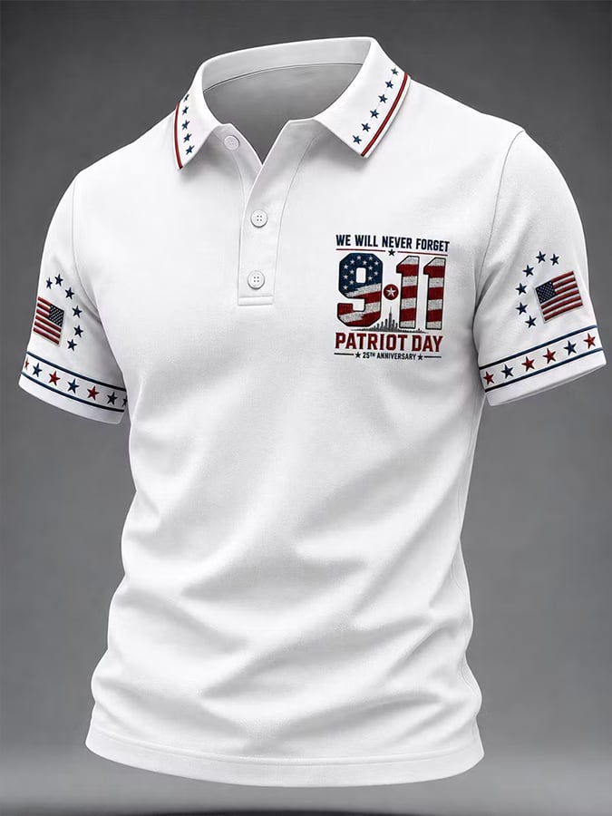 9.11 Never Forget Printed T-Shirts