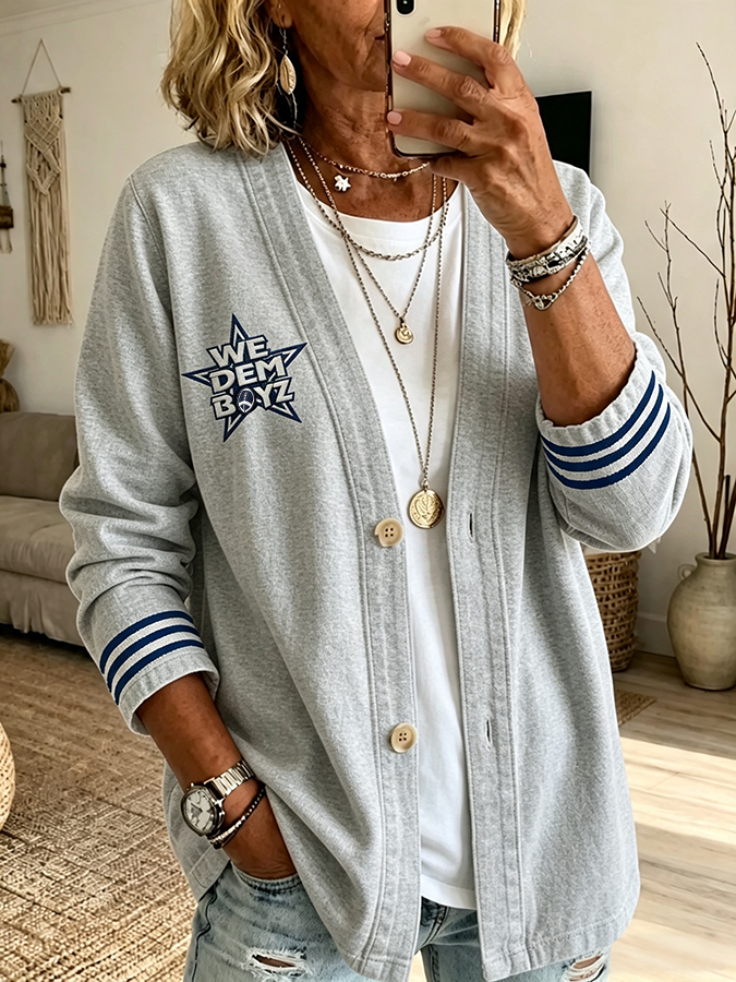 Women'S Football Fan Cardigan