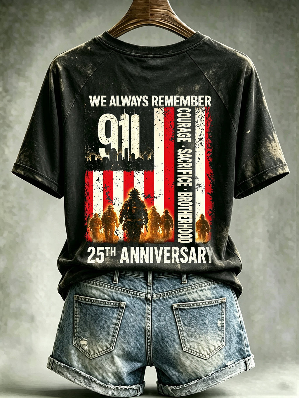 Women's 9/11 Memorial Graphic Top
