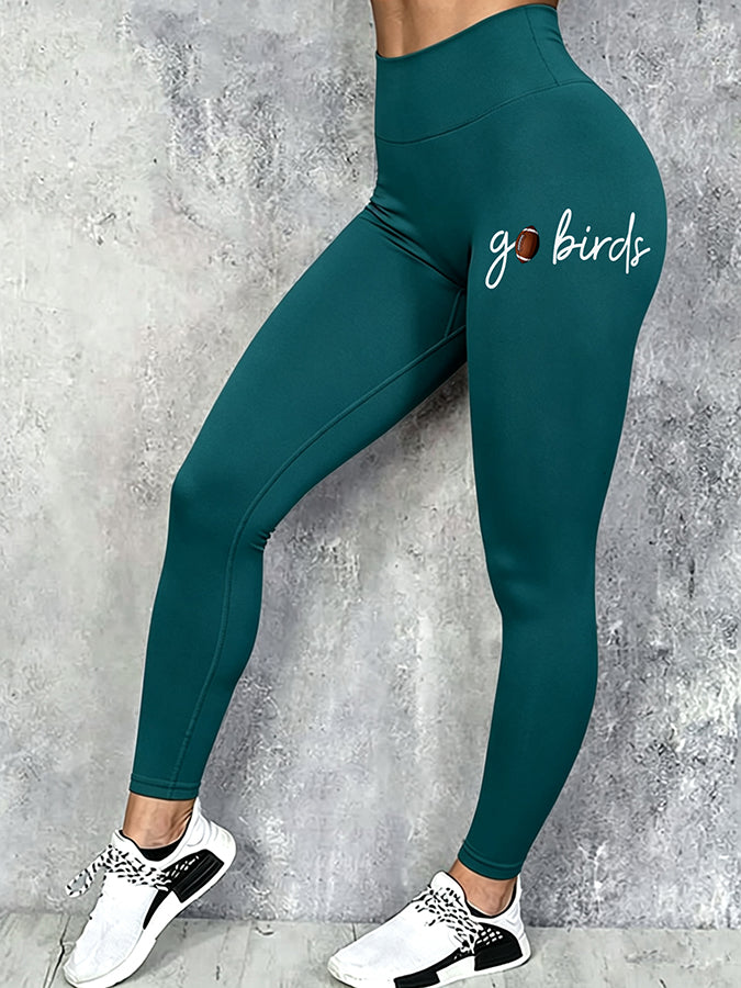 Women'S Football Print Leggings